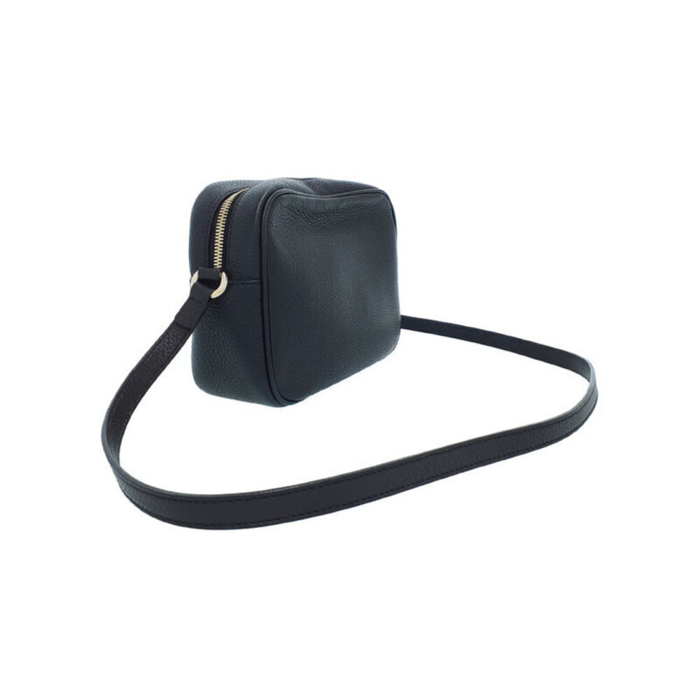 Gucci Crossbody Disco Leather Pebbled Soho Bag